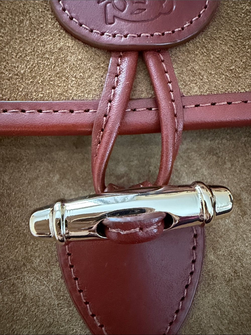 Sézane Milo Vintage Bag in Multi Taupe - Picture 3 of 7